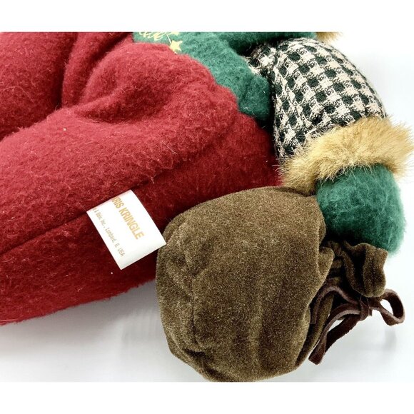 Santa Bear Plush First & Main 15" Kris Kringle Christmas Magic Stuffed Animal - Picture 5 of 9